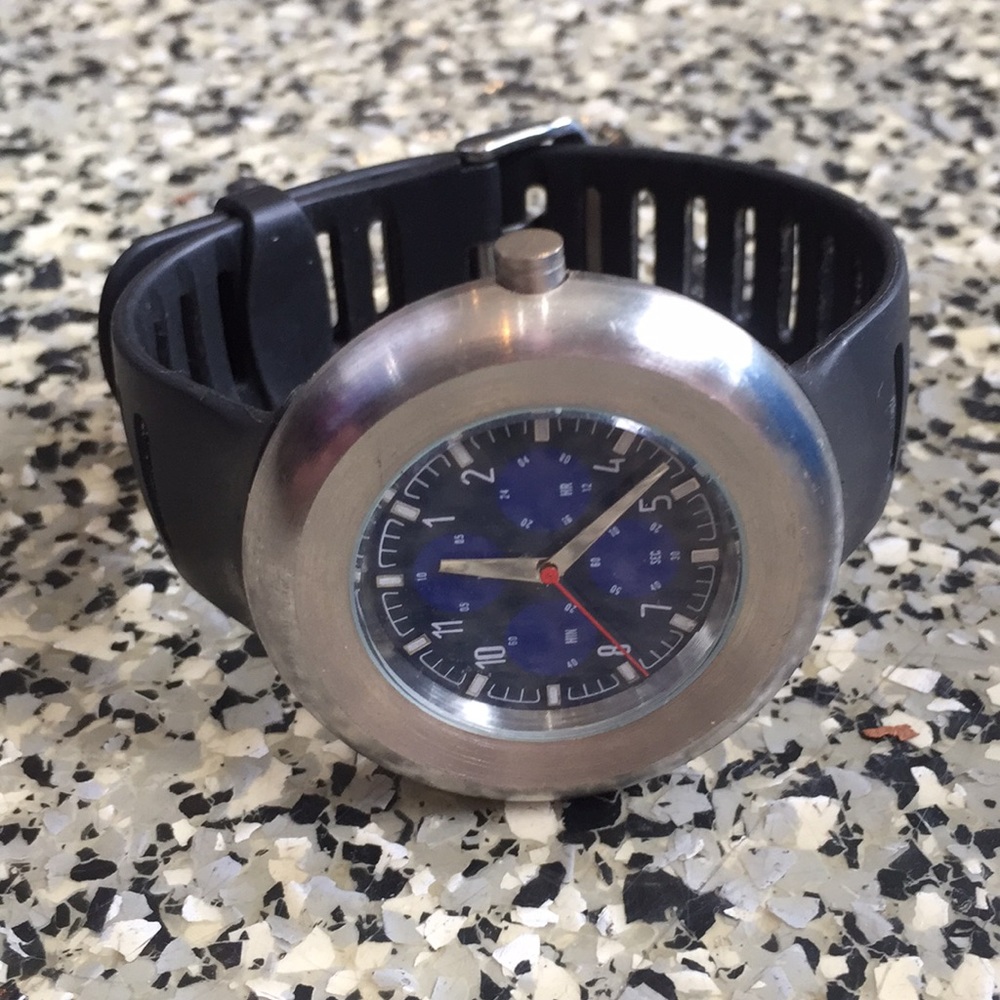 Davidoff Cool Water silicone and stainless watch